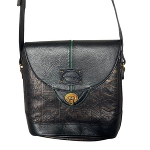 Del Rio Cowhide leather‎ embossed crossbody bag